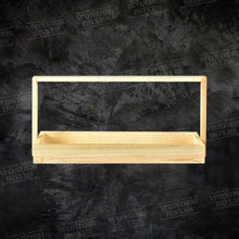 Load image into Gallery viewer, Rectangular Wooden Long Handle Tray 17x5x2 inches