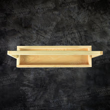 Load image into Gallery viewer, Rectangular Wooden Long Handle Tray 17x5x2 inches