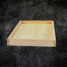 Load image into Gallery viewer, Wooden Rectangular flat tray / platter 18.5x9x1.5 inches