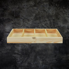 Load image into Gallery viewer, Wooden Rectangular Partitioned tray - 18X10x2 Inches