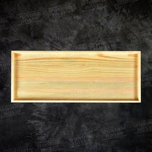 Load image into Gallery viewer, Rectangular Flat Wooden Platter Tray Extra Large 32.5x13x1.5 inches
