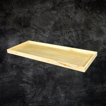 Load image into Gallery viewer, Rectangular Flat Wooden Platter Tray Extra Large 32.5x13x1.5 inches