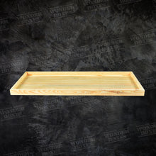 Load image into Gallery viewer, Rectangular Flat Wooden Platter Tray Extra Large 32.5x13x1.5 inches