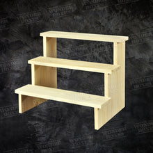 Load image into Gallery viewer, Wooden Cupcake Stand - 3 Step Riser