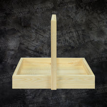 Load image into Gallery viewer, Square Wooden Basket Handle Trays (Various Sizes)