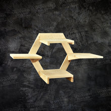 Load image into Gallery viewer, Wooden Portable Hexagon Display Stand