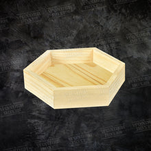 Load image into Gallery viewer, Wooden Hexagon tray 2 inch
