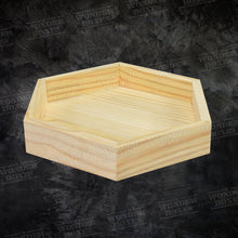 Load image into Gallery viewer, Wooden Hexagon tray 2 inch
