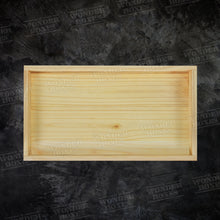 Load image into Gallery viewer, Wooden Rectangular flat tray / platter 18.5x9x1.5 inches
