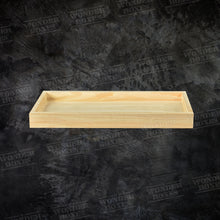 Load image into Gallery viewer, Wooden Rectangular flat tray / platter 16x7x1.5 inches
