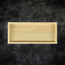 Load image into Gallery viewer, Wooden Rectangular flat tray / platter 16x7x1.5 inches
