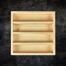 Load image into Gallery viewer, Square Wooden Partitioned Tray - Four way partition
