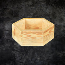 Load image into Gallery viewer, Wooden Hexagon tray 3 inch
