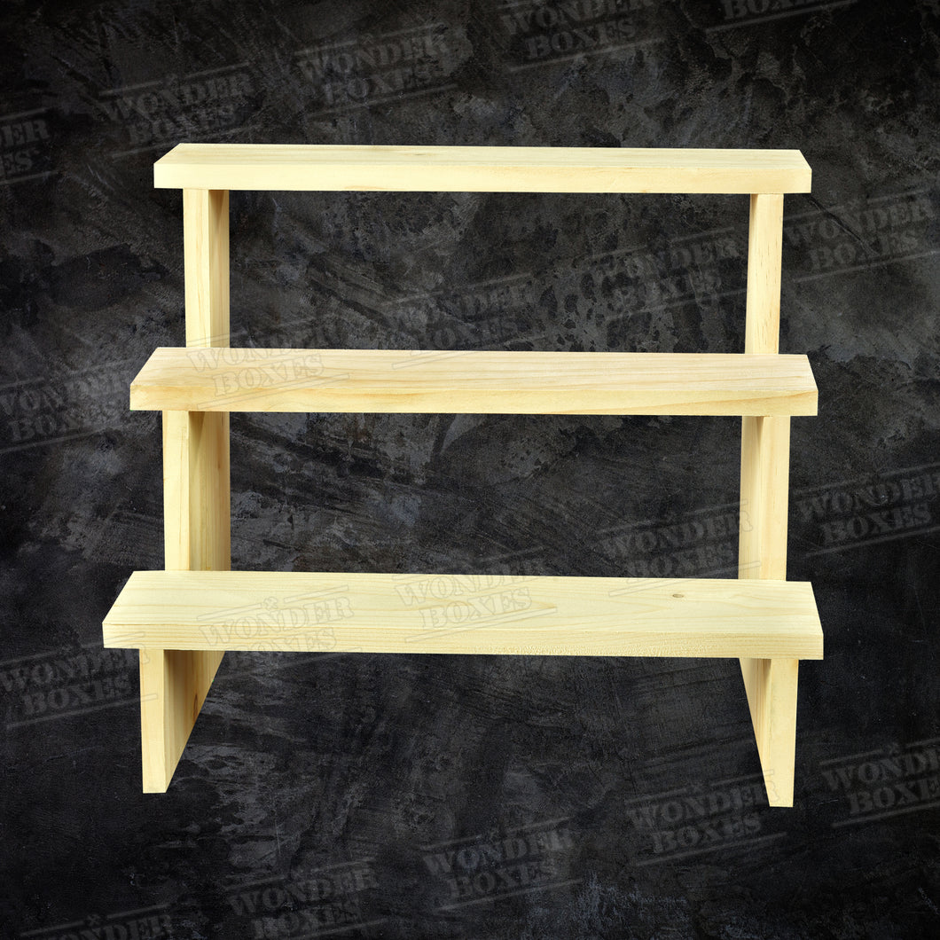 Wooden Cupcake Stand - 3 Step Riser