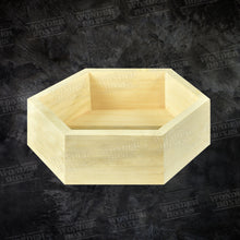 Load image into Gallery viewer, Wooden Hexagon tray 3 inch
