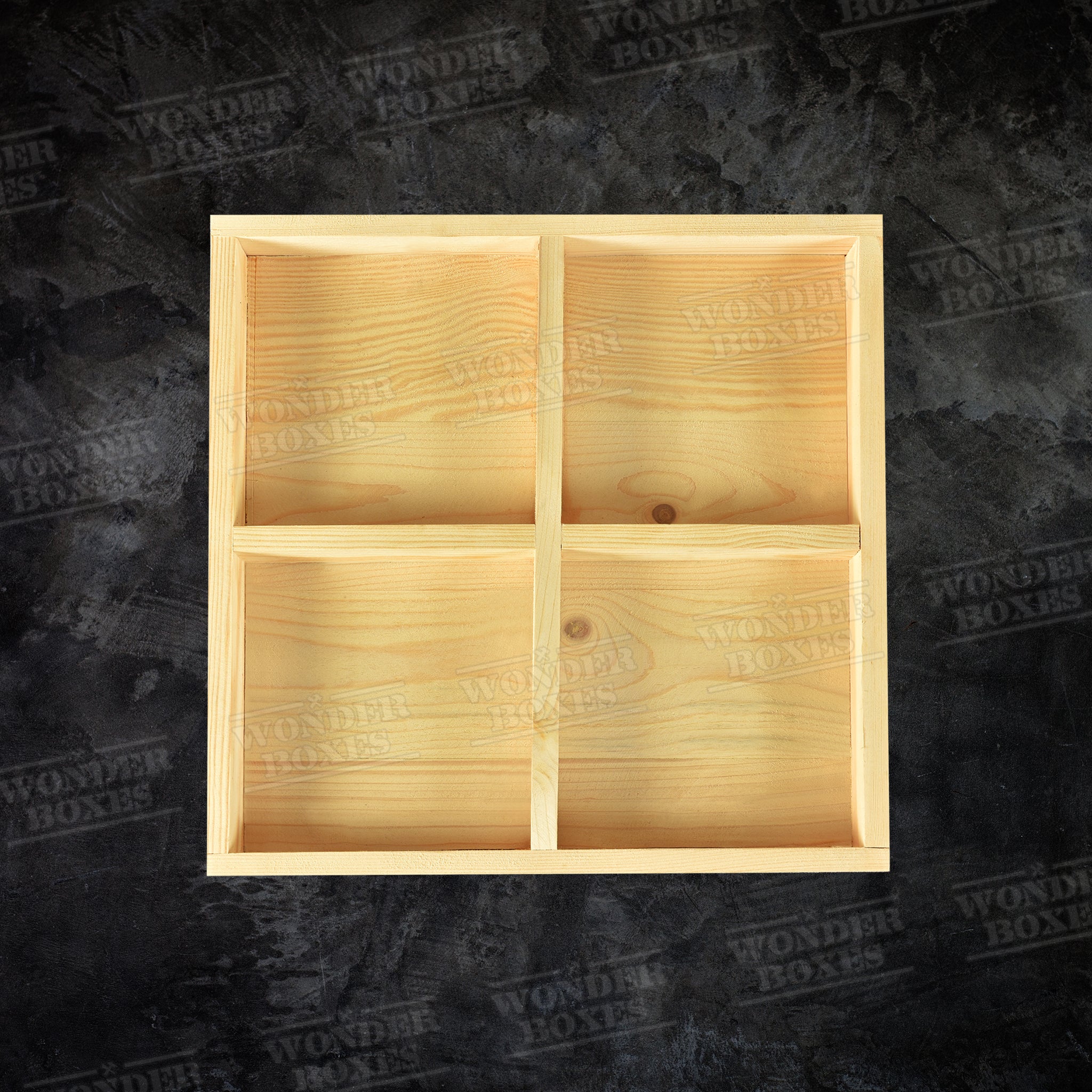 Square Partitioned Tray + Partition (Various Sizes) – Wonderboxes