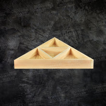 Load image into Gallery viewer, Wooden Triangle Partitioned tray - 15X2 Inches
