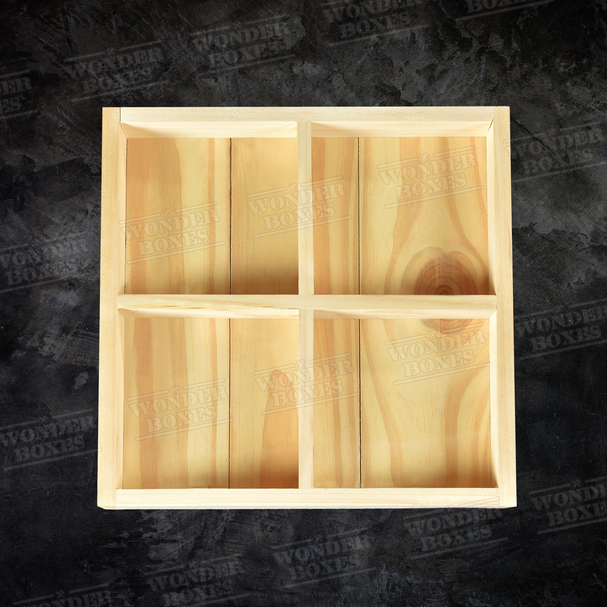 Square Partitioned Tray + Partition (Various Sizes) – Wonderboxes